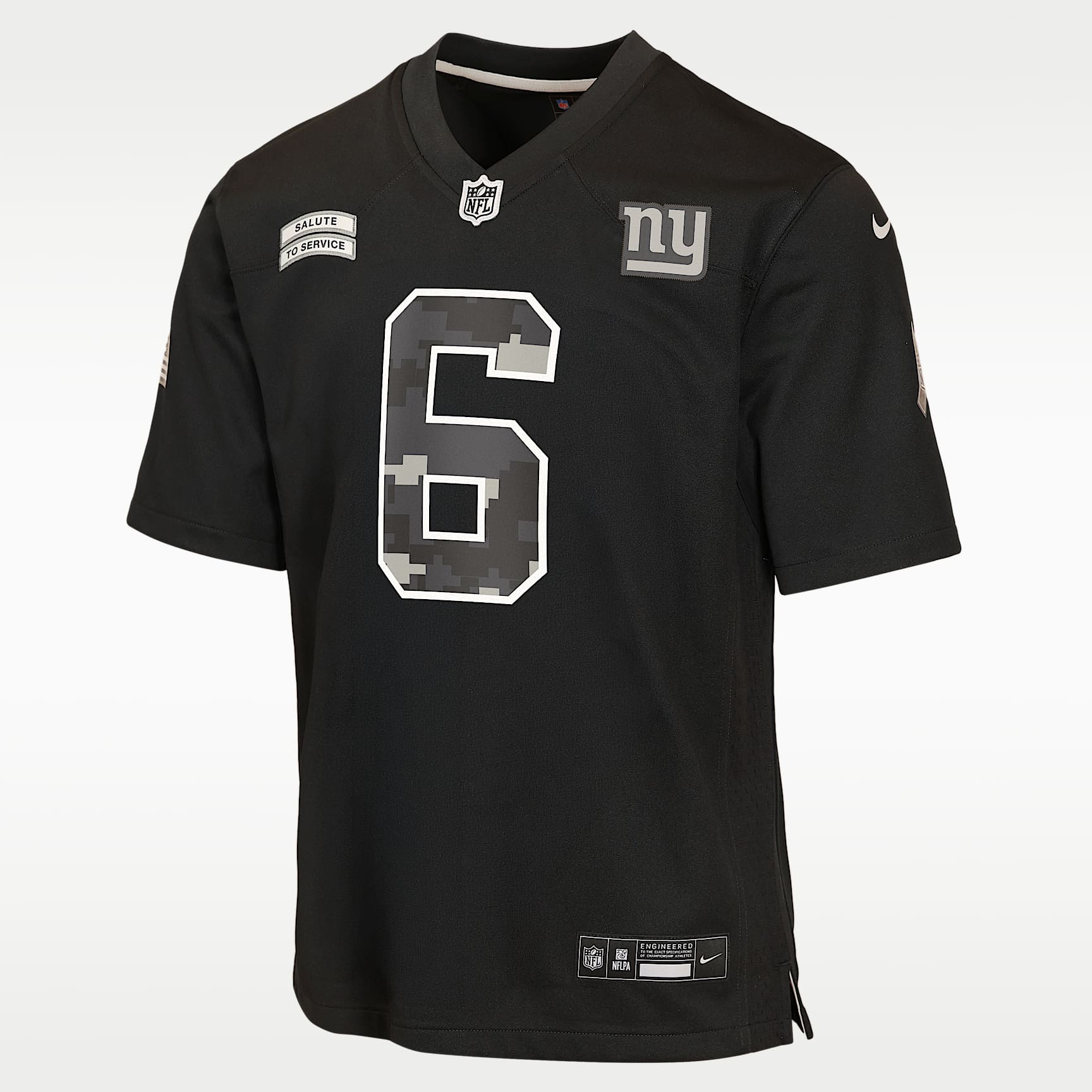 Jaxson Dart New York Giants Salute to Service Big Kids' Nike NFL